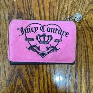 Juicy Couture Pink and Black Heart Wallet